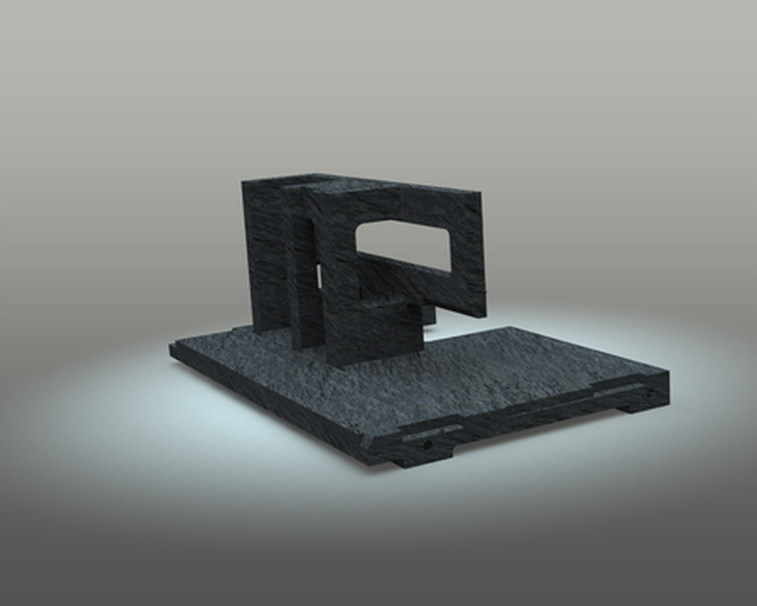 Monoblocco di cemento polimerico