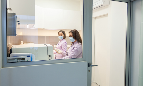 Sala di sterilizzazione nello studio odontoiatrico
