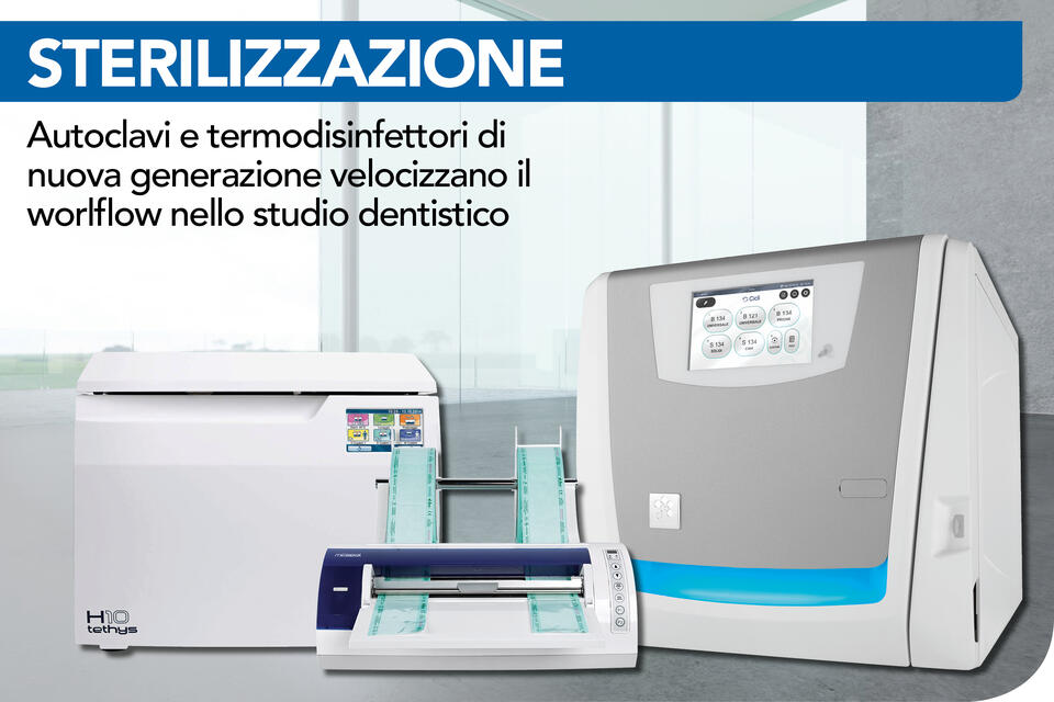 Autoclavi e termo-disinfettori per la sterilizzazione dentistica