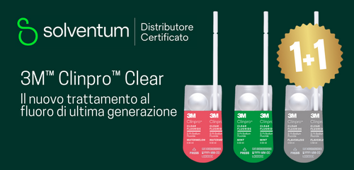 Offerta 1+1 su 3M Clinpro Clear trattamento al fluoro