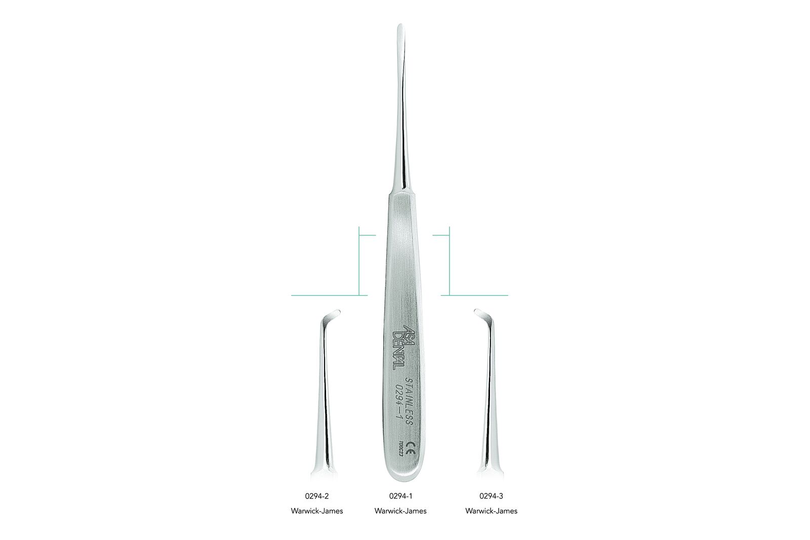 Mini leve WarwickJames ASA Dental Pinze e leve