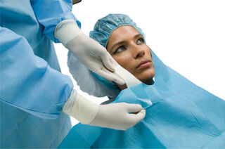 Teli sterili con fessura ad "U" Omnia