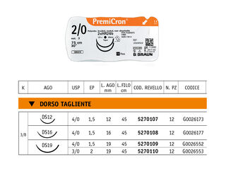 Suture PremiCron B.Braun