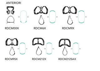 Uncini Rubber Dam Clamp Anteriori Black Line Hu-Friedy
