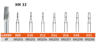 Frese HM 33 in tungsteno Meisenger