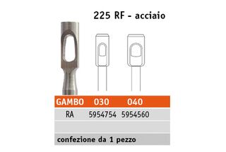 Frese Chirurgiche 225 RF in acciaio Meisinger