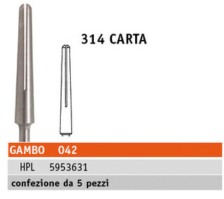 Mandrini 314 in acciaio inox Meisinger