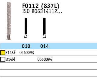 Frese F0112 (837L) Dentsply Maillefer