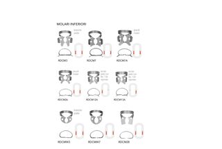 Uncini Rubber Dam Clamp Molari Inferiori Hu-Friedy