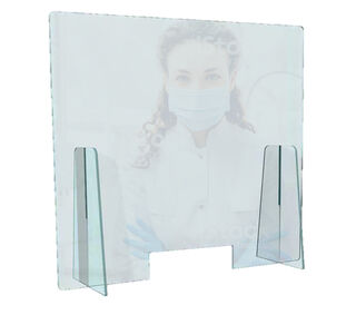 Protezioni da banco e da terra in plexiglass/policarbonato