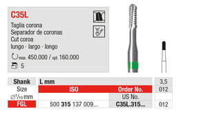 Frese Tagliacorona C35L Edenta