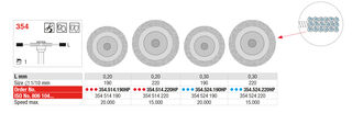 Dischi diamantati 354 Edenta