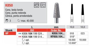 Frese K-Diamonds K850 Edenta